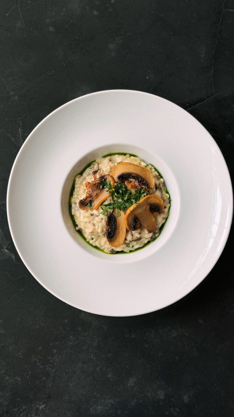 Risotto z pieczarkami